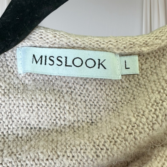 220 - Misslook Cardigan Light Pink - Picture 8 of 12